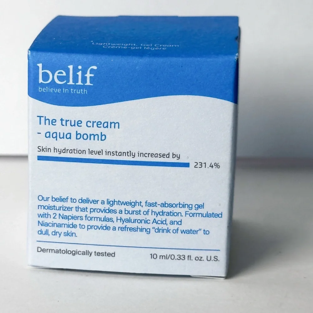 🆕 BELIF The True Cream Aqua Bomb with Hyaluronic Acid and Niacinamide 10 mL NIB